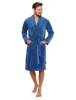 Pánský župan 6063 light blue plus