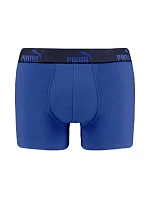 Puma boxerky, pánské spodky Boxershorts, balení po 3 kusech, modré, tmavě modré Puma boxerky, pánské spodky Boxershorts, balení po 3 kusech, modré, tmavě modré