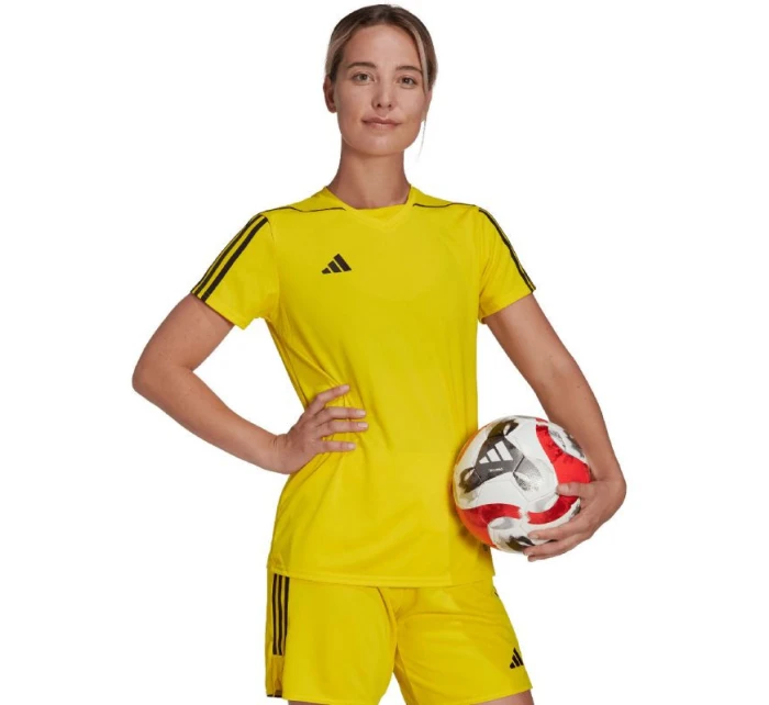 Dámský dres adidas Tiro 23 League Jersey žlutý HR4614 Dámský dres adidas Tiro 23 League Jersey žlutý HR4614