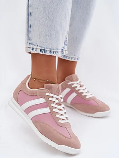 Semišové Dámské Sportovní Boty  Růžové model 22107485 - McArthur