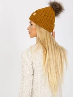 Dámská čepice JK CZ 8.71 tmavě žlutá