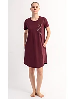Dámské domácí šaty s krátkým rukávem model 22405607 - Vienetta