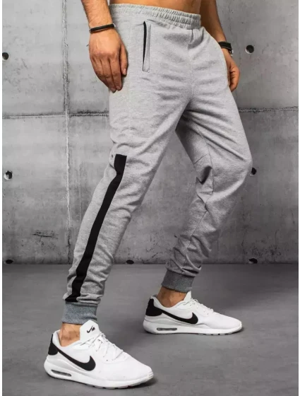 FashionStreet pánské světle šedé tepláky UX3236