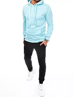 FashionStreet pánská modročerná tepláková souprava AX0650