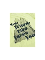Tričko PEAK PERFORMANCE Explore Graphic Tee Women, žluté Tričko PEAK PERFORMANCE Explore Graphic Tee Women, žluté