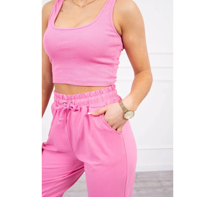 Bavlněná 3dílná sada světle růžová Bavlněná 3dílná sada světle růžová