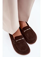 Kožené mokasíny Barefoot Z Zazoo 322 Čokoládové