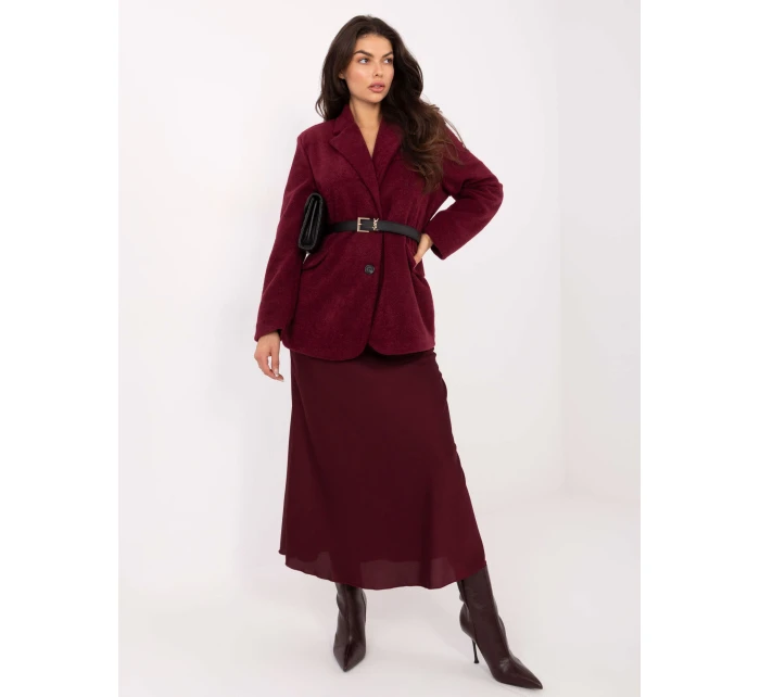 Płaszcz IT PL model 21730890 bordowy - FPrice