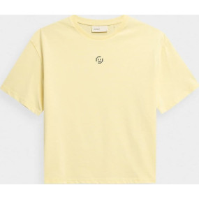 Dámské tričko Outhorn OTHAW22TTSHF050 světle žlutá