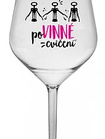 POVINNÉ CVIČENÍ - čirá nerozbitná sklenice na víno 470 ml