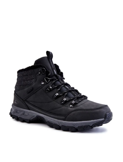 Pánské zateplené boty Trekingové boty model 21603190 Černe - Cross Jeans