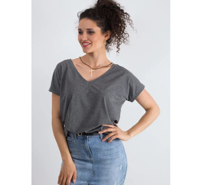 Tričko RV TS 4832.28P tmavě šedá