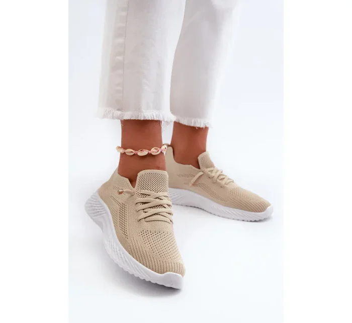 Béžová dámská nazouvací sportovní obuv Jagelia Béžová dámská nazouvací sportovní obuv Jagelia