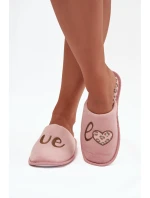 Dámské pantofle LOVE Vinceza – růžové
