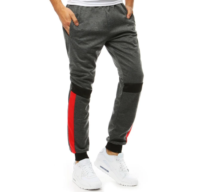 Pánské antracitové teplákové kalhoty UX3543