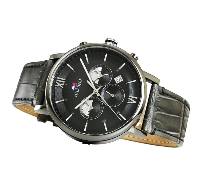 Tommy Hilfiger Evan Pánské hodinky 1710395 + BOX dámské Tommy Hilfiger Evan Pánské hodinky 1710395 + BOX dámské