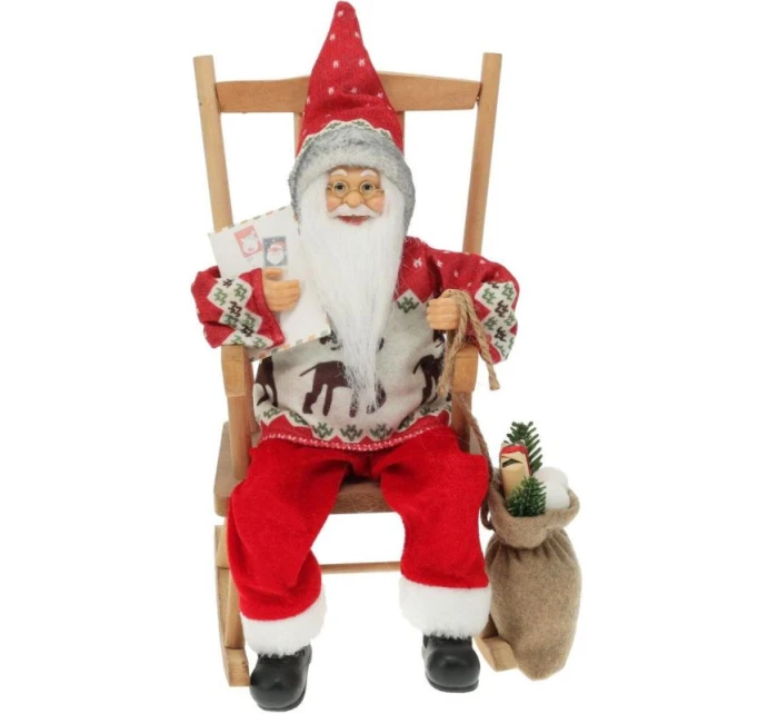 model 21831361 MIKOŁAJ DEKORACYJNY 35 CM CZERWONY dětské