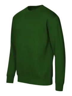 Unisex mikina Crew (lahvově zelená)