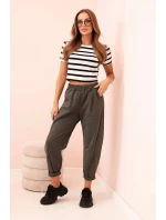 Kraťasy s kapsami Summer Punto tmavě khaki