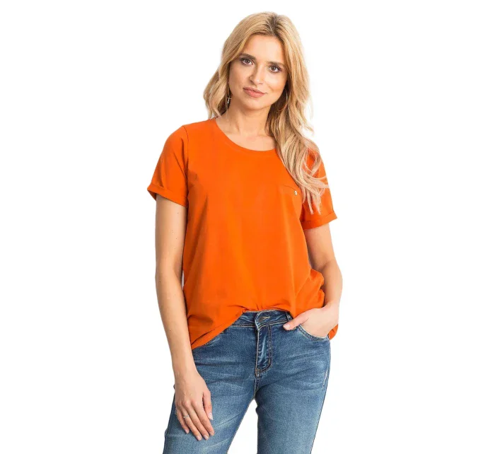 Tričko RV TS 4838.51P tmavě oranžová