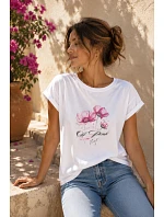 model 22180236 BLOUSE - OFF PINK model 22180236 BLOUSE - OFF PINK