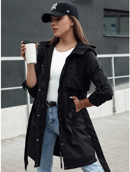 Dámská přechodná bunda parka MODERNS černá FashionStreet TY4390 Dámská přechodná bunda parka MODERNS černá FashionStreet TY4390