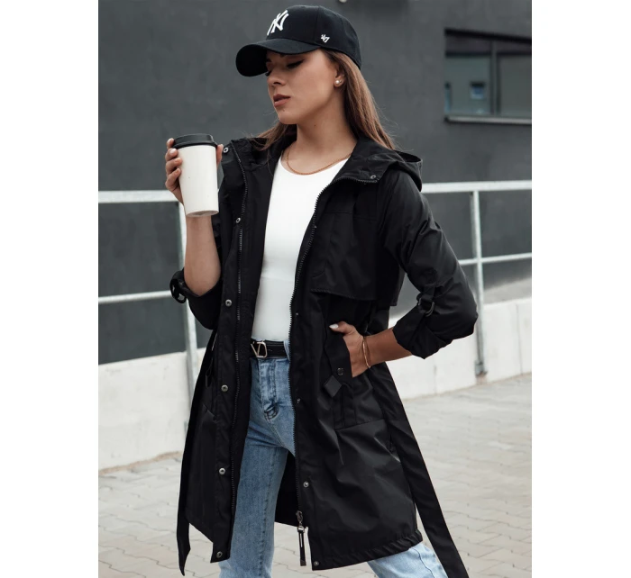 Dámská přechodná bunda parka MODERNS černá FashionStreet TY4390 Dámská přechodná bunda parka MODERNS černá FashionStreet TY4390