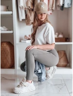 FITTATO dámské sportovní legíny tmavě šedé FashionStreet UY2609