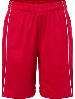 Daiber JN 387K Dětské týmové kraťasy "Basic" 02.387K red/white