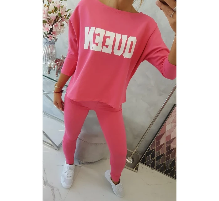 Sada s potiskem Queen fuchsia