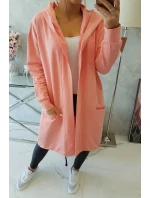 Nadměrná šedá bunda s kapucí Morel