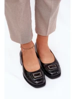 Kožené Baletky S Ozdobou D&A MK51-059 Černé
