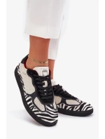 Dámské sneakers  Just Dare se vzorem – béžové model 21883416 - Kesi