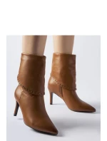 Boty na podpatku model 204734 Solea Boty na podpatku model 204734 Solea