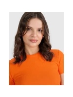 Dámské tričko z vaflového úpletu 4F 4FRSS25TTSHF2749-70S Dámské tričko z vaflového úpletu 4F 4FRSS25TTSHF2749-70S