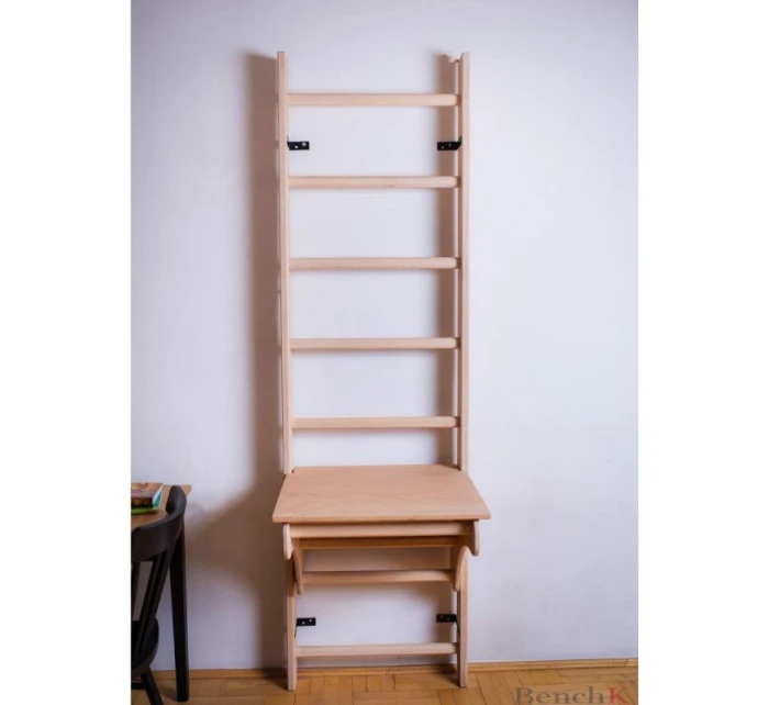 DŘEVĚNÝ ŽEBŘÍK S LAVIČKOU 112