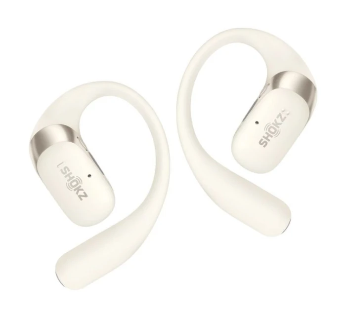Bezdrátová sluchátka Shokz OpenFit 2 béžová