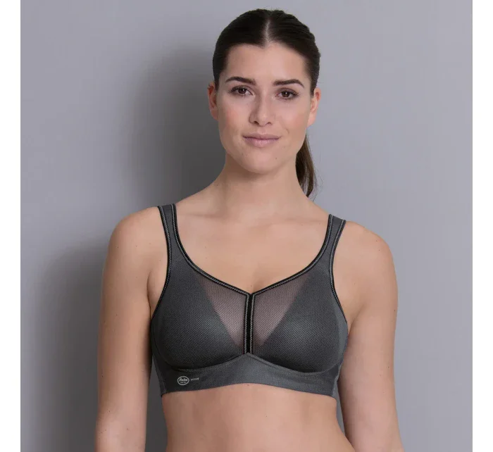 air control sportovní podprsenka výztuž DeltaPad 5544 antracit - Active