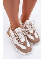 Kožené Polobotky Sneakers Dámské model 21693232 - Artiker Kožené Polobotky Sneakers Dámské model 21693232 - Artiker