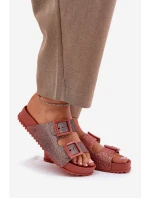 Dámské Pantofle S A Růžové model 21695878 - Zaxy