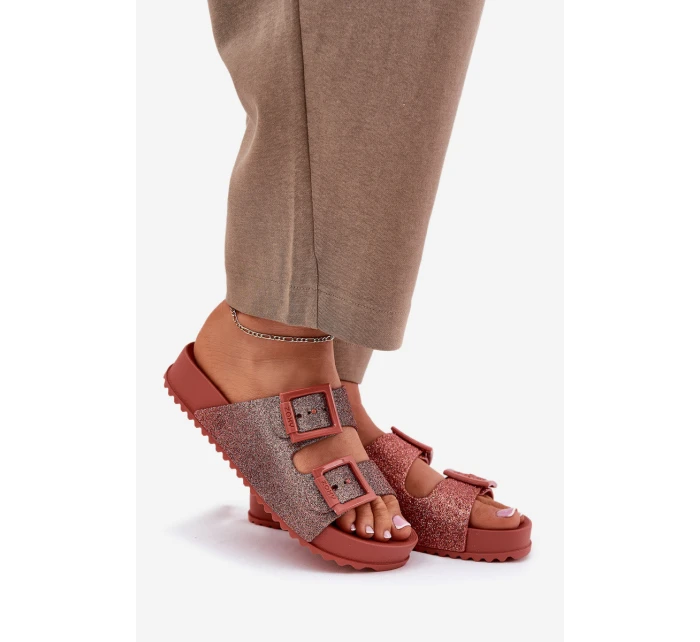 Dámské Pantofle S A Růžové model 21695878 - Zaxy