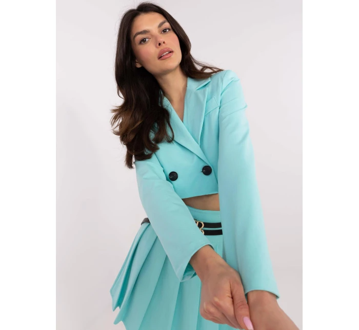 Żakiet DHJ ZT model 22003968 mietowy - FPrice Żakiet DHJ ZT model 22003968 mietowy - FPrice