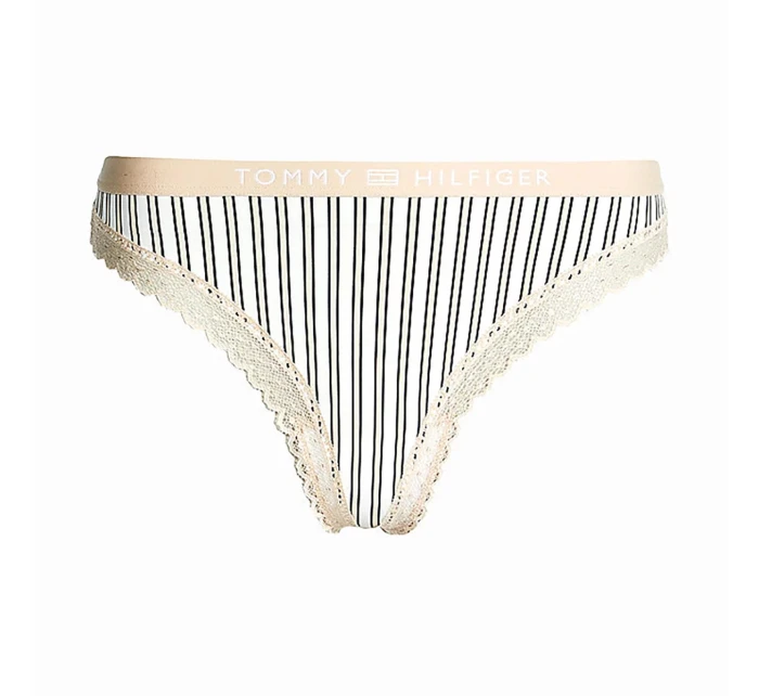 Dámská tanga Tonal Logo Lace UW0UW04463-0F8 - Tommy Hilfiger Dámská tanga Tonal Logo Lace UW0UW04463-0F8 - Tommy Hilfiger