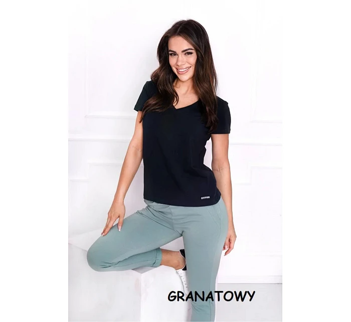 Dámské tričko Serek s krátkým rukávem hnědé - Off Pink