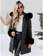Dámská prošívaná zimní bunda MOON black FashionStreet TY4051