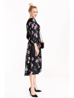 dámské květované šaty s kulatým výstřihem model 19514325 - Ann Gissy