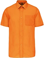 Kariban K 551 Popelínová košile "Ace" s krátkým rukávem 20.K551 orange Kariban K 551 Popelínová košile "Ace" s krátkým rukávem 20.K551 orange