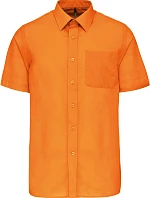 Kariban K 551 Popelínová košile "Ace" s krátkým rukávem 20.K551 orange