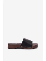 Dámské pantofle se zlatými černé model 21918782 - Boto