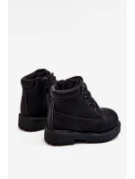 černé teplé Dětské boty model 21506652 - Boto